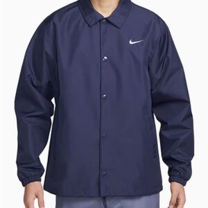 NWOT Nike Club Dark Blue Coaches Jacket
